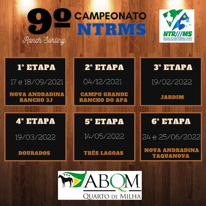 3ª Etapa do 9º Campeonato NTR//MS